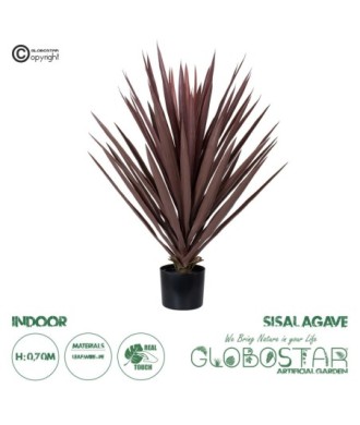 GloboStar® Artificial Garden SISAL AGAVE 20075 Τεχνητό Διακοσμητικό Φυτό Αγαύη Υ70cm